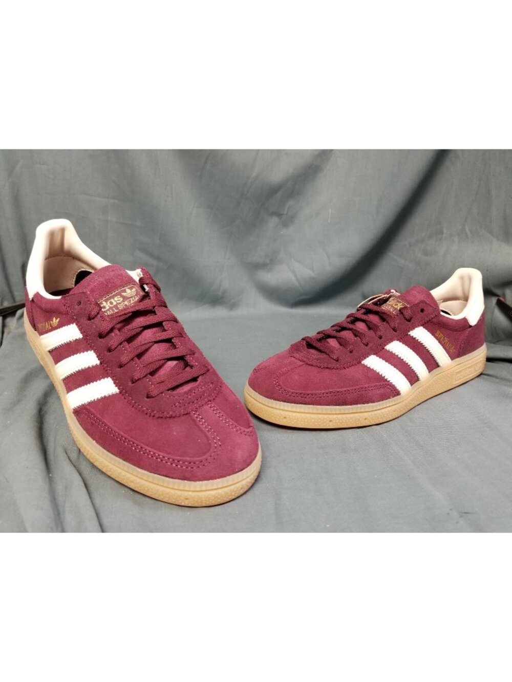 Adidas Handball Spezial Maroon Cream White JP8726 Women's Size 7.5 NEW NO BOX